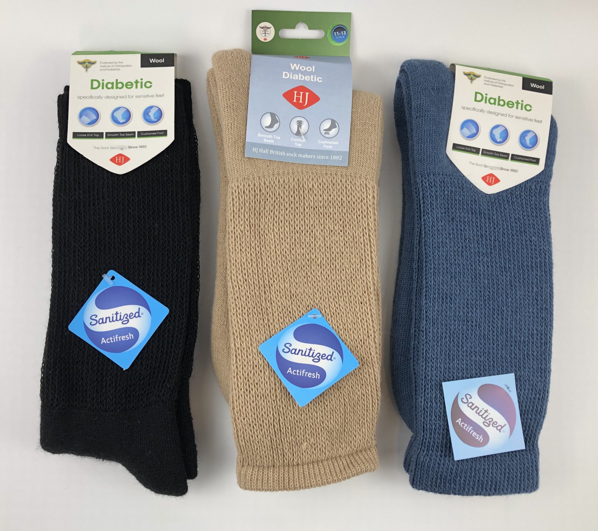 HJ Hall diabetic socks in wool | socks for poor circulation - Aidan Sweeney