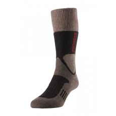 ProTrek Challenger Merino Wool socks by HJ Hall, brown/beige, 6-8.5