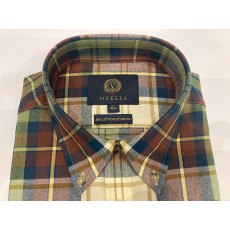 Viyella 80% cotton 20% merino wool check shirt