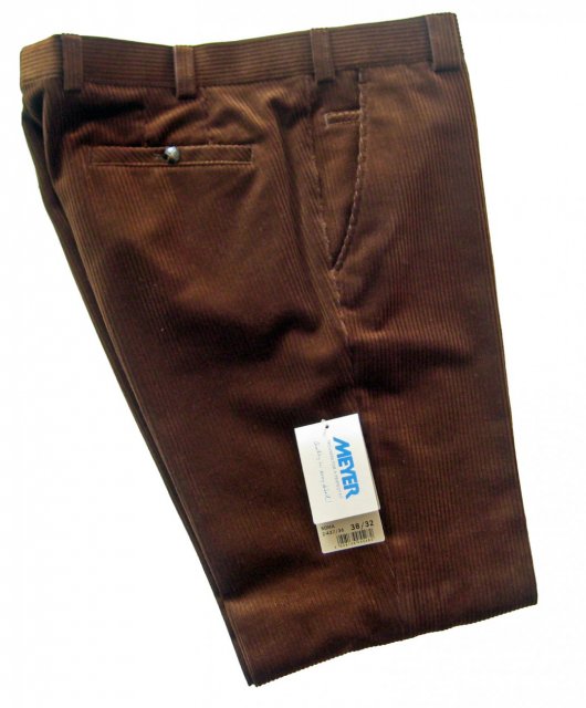 DEDICATED - Sollentuna men's pants in brown corduroy