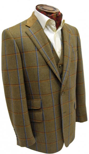 Country colours tweed jacket | jacket and waistcoat in country