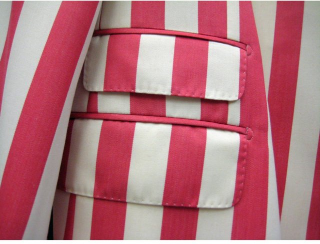 Pink on sale striped jacket